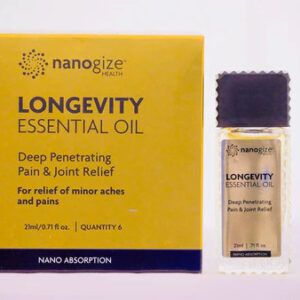 Hộp 6 chai - Dầu Vàng Con Lăn Trường Thọ – Nanogize Longevity Essential Oil (21ml x 6)